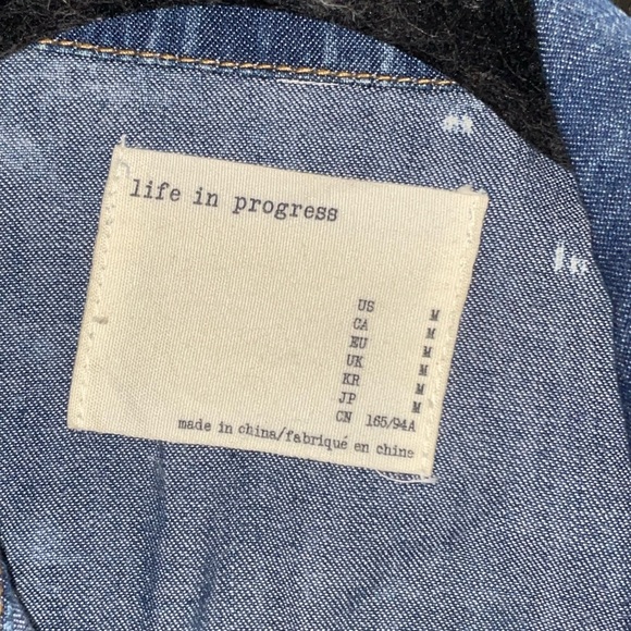Life In Progress Jean jacket vest - Picture 2 of 3